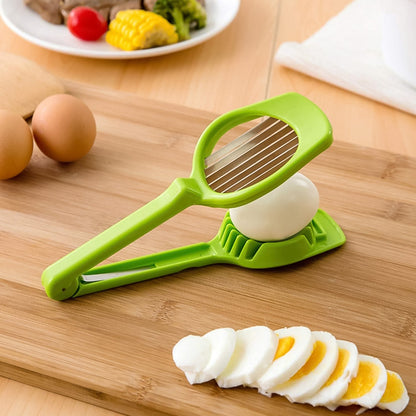 Multipurpose Slicer with Seven Blades, Egg Slicers Stainless Slicer, Strawberry, Tomato, Kiwi, Fruit Cutter, Divider Separator