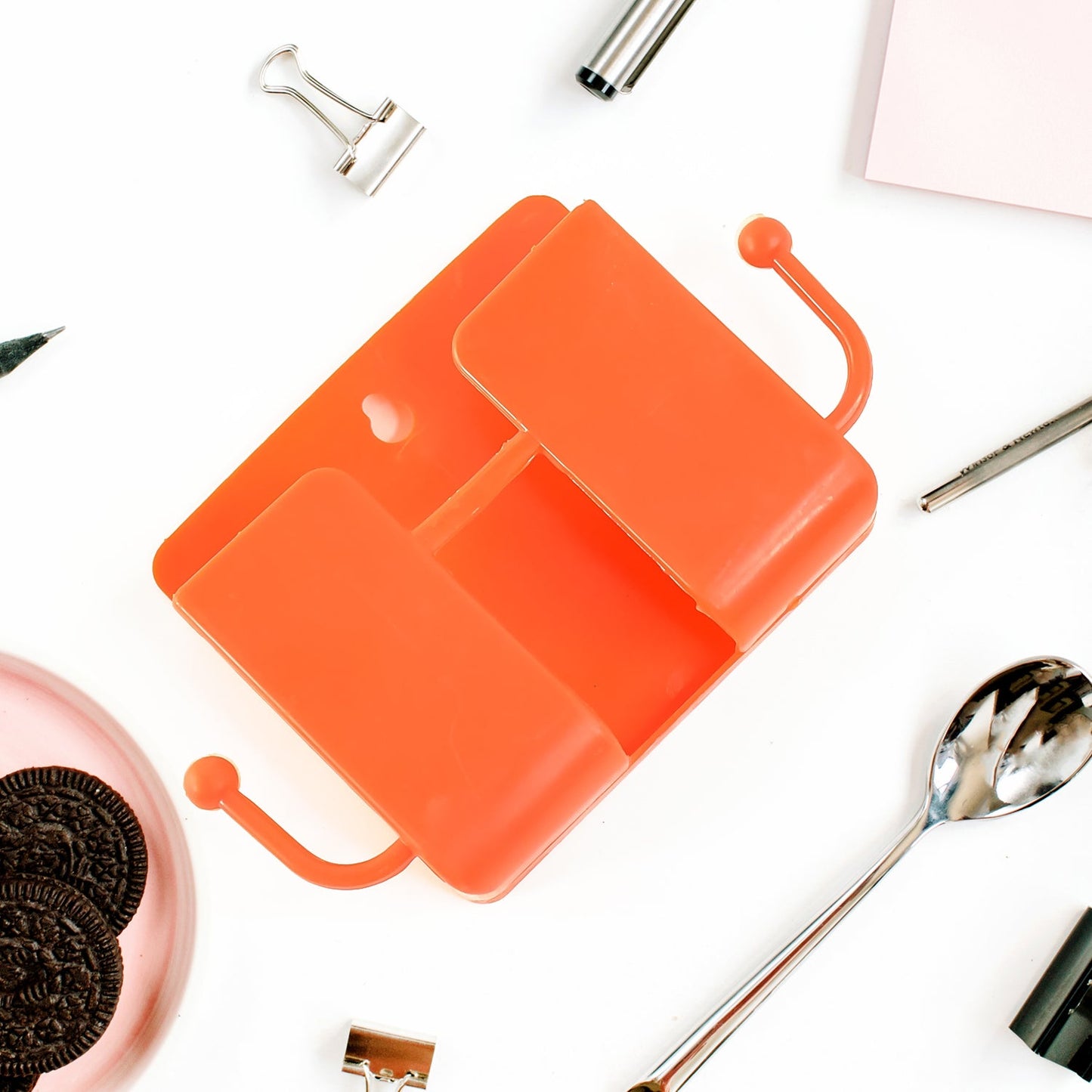 1 Pc Orange Phone Stand for Wall