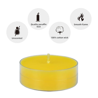 Tealight Diwali Candle – Smokeless, Long-Burning, Mix Color (1 Pc / Mix Color)