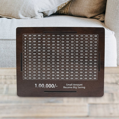 Wooden Money / Piggy Bank, Money Box (1 Pc / Pen Not Included)