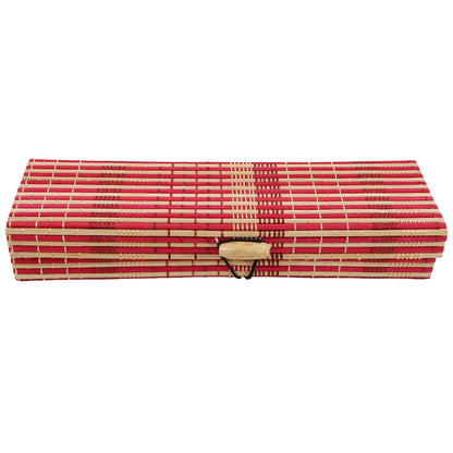 Handwoven Bamboo Mat Box 