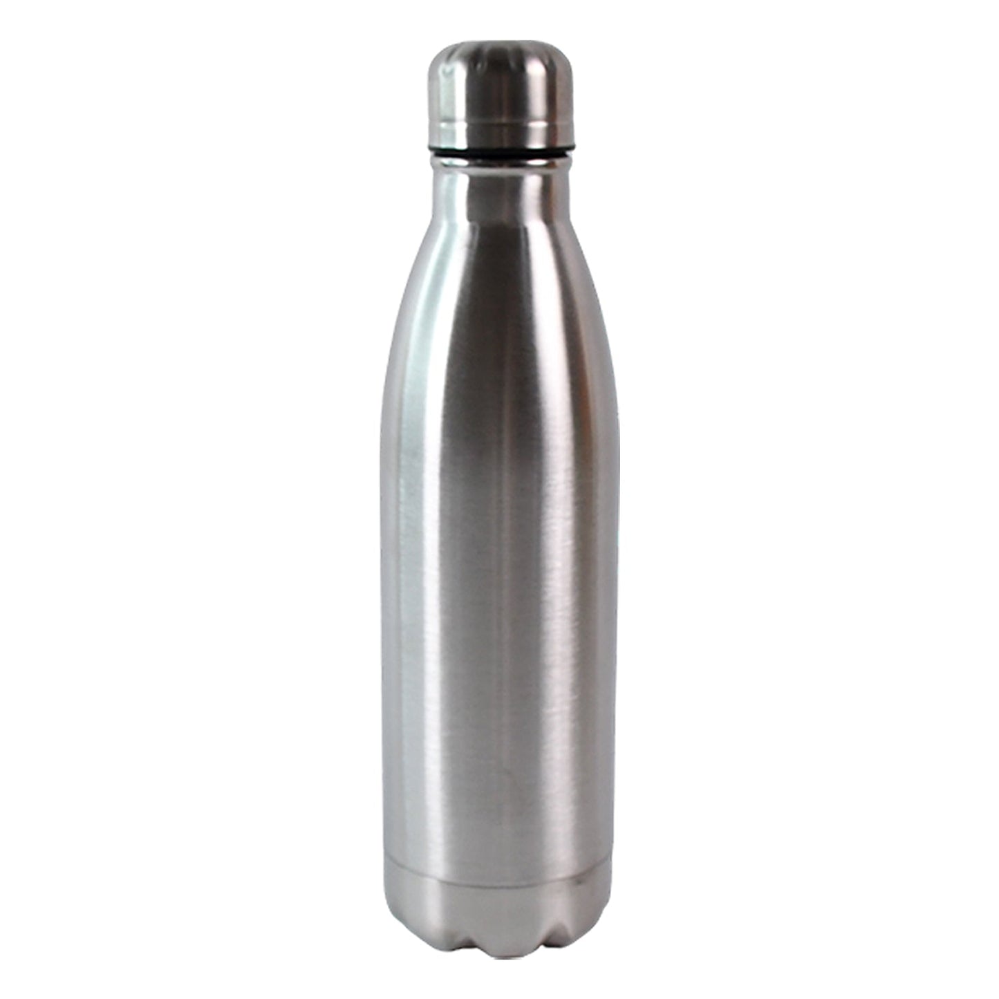 Opulent Steel Silver Flask