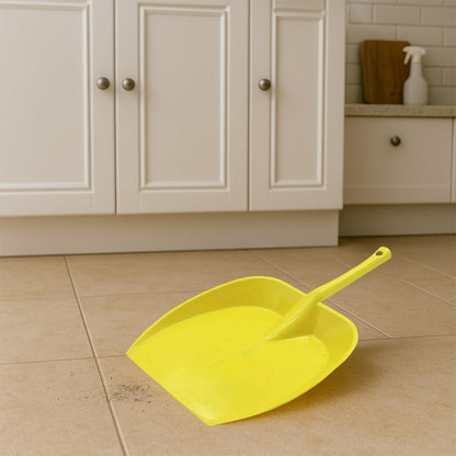 Dustpan with Long Handle, Dust Collection Dust Pan Tray for Kitchen, Home, Office, Bathroom Etc, Supdi (1 Pc / Multicolor )