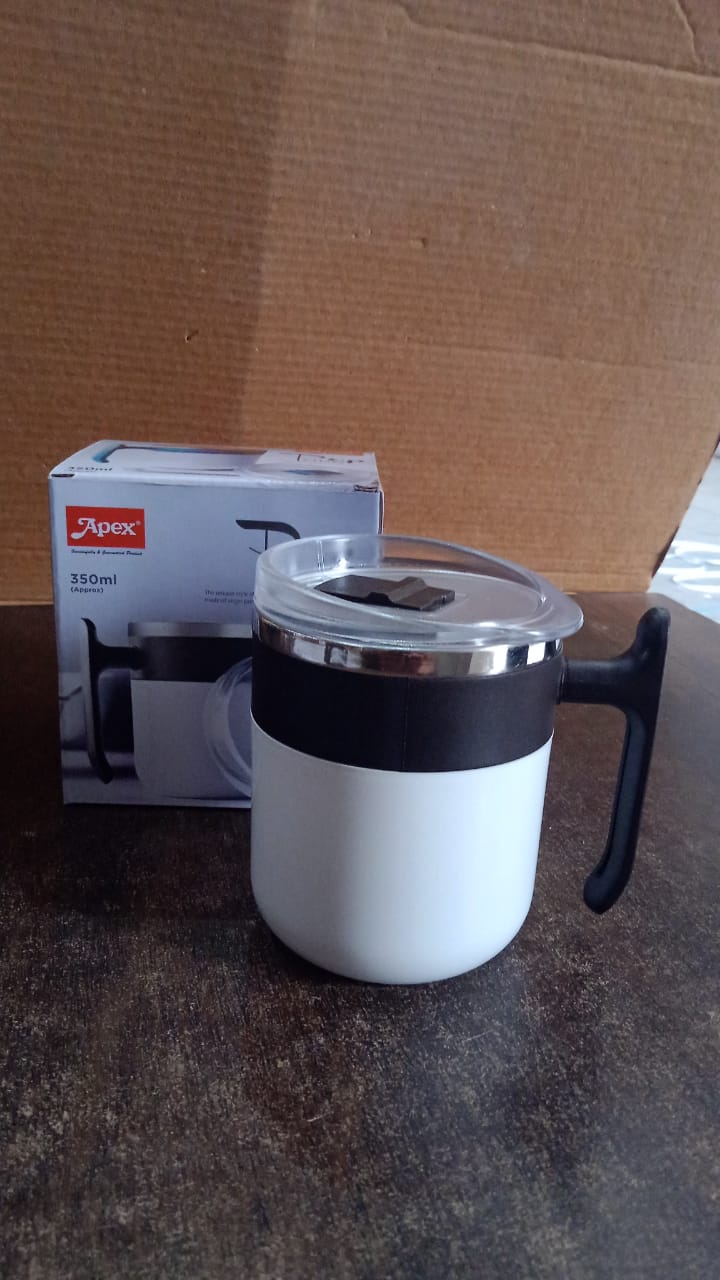 Apex Stainless Steel Pop Inner Mug – 350 ml Approx Capacity (1 Pc)