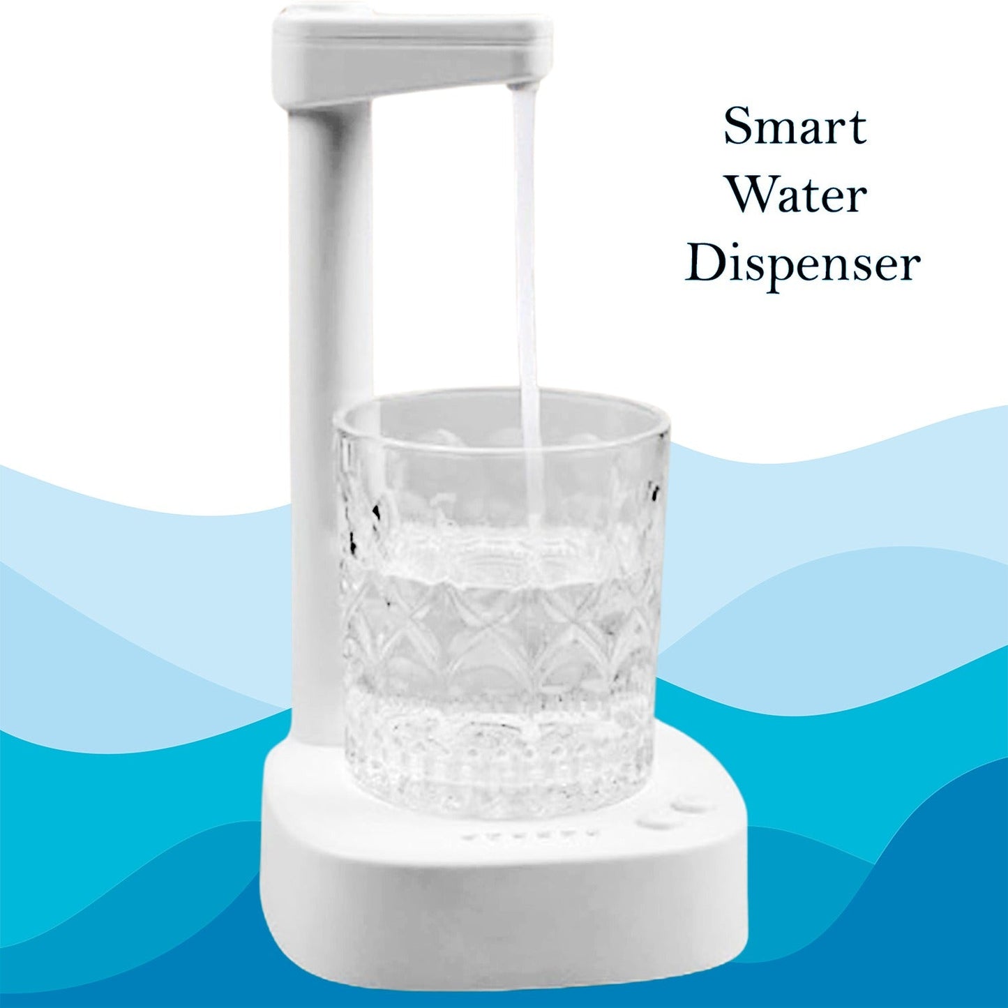 USB Charging Desktop Water Dispenser – Smart One Button Operation, Portable Water Pump for Home & Office